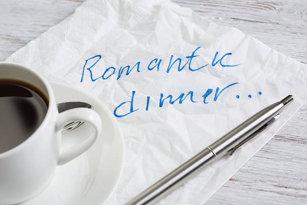 istock Love confession on napkin 586177892