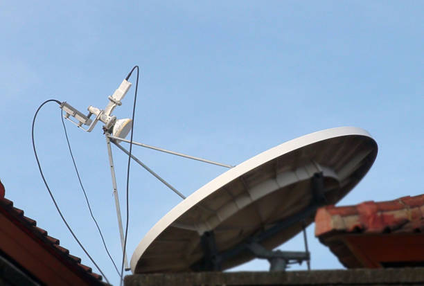 istock Antenna Communication Satellite Dish In Indonesia 586178102