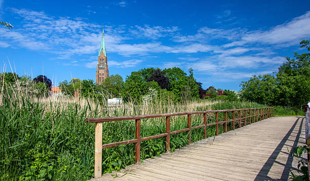 dome of schleswig! - schleswig imagens e fotografias de stock