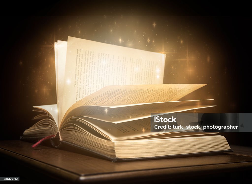 In light of the book In light of the book high quality studio shot Book Stock Photo