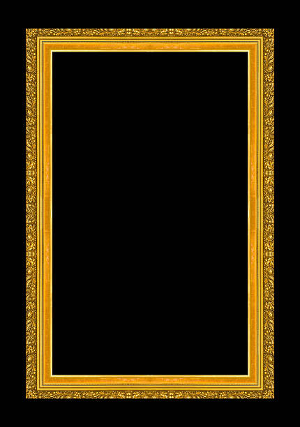 istock antique golden frame isolated on black background 586180834