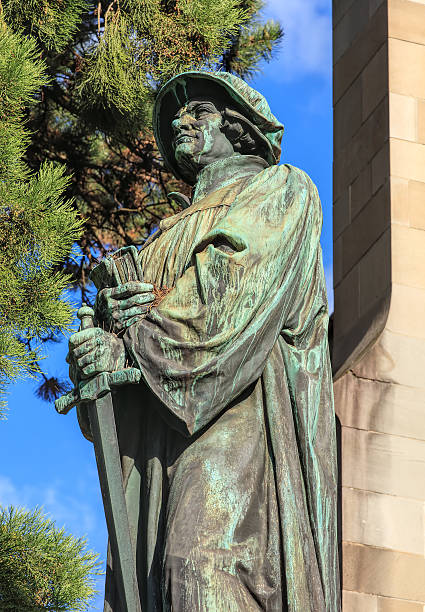 istock Statue of Ulrich Zwingli in Zurich 586181768