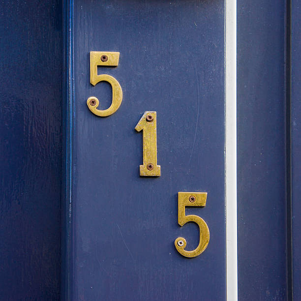 número 515 - house numbering - fotografias e filmes do acervo