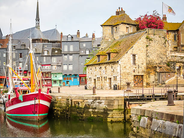 istock Old Harbor. Honfleur, Normandy, France 586184342