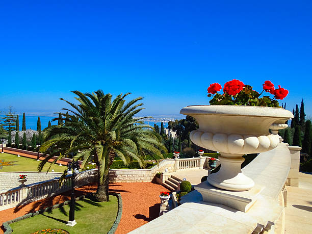 istock Bahai garden in Haifa, Israel 586185874