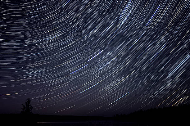 istock star lake sky forest tracks 586187924