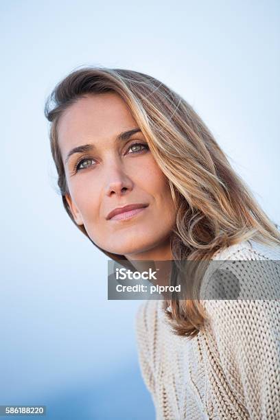 Portrait Of A Woman Stock Photo - Download Image Now - 30-34 Years, 35-39 Years, Adult