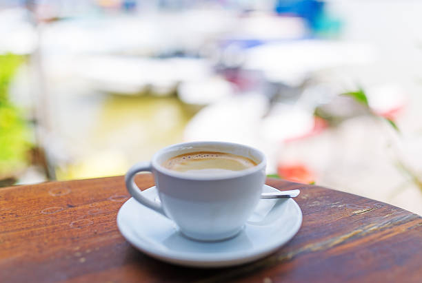 istock cup of coffee on the table 586192218