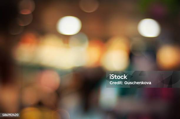 Art Bokeh Background Soft Defocused Lights Stock Photo - Download Image Now - Abstract, Backgrounds, Blue