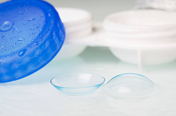 istock set blue contact lenses 586193478