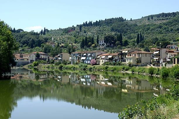 istock Compiobbi and Arno river, Tuscany, Italy 586194430