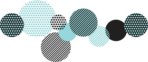 ilustraciones, imágenes clip art, dibujos animados e iconos de stock de patrón de geometría abstracta azul y negro. motivo geométrico moderno - wallpaper pattern contemporary dirty messy