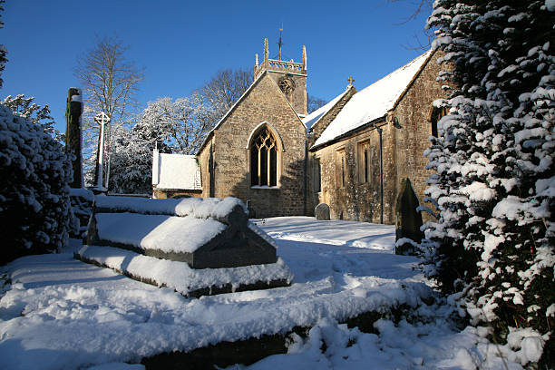 istock English Church in Winter 586198404