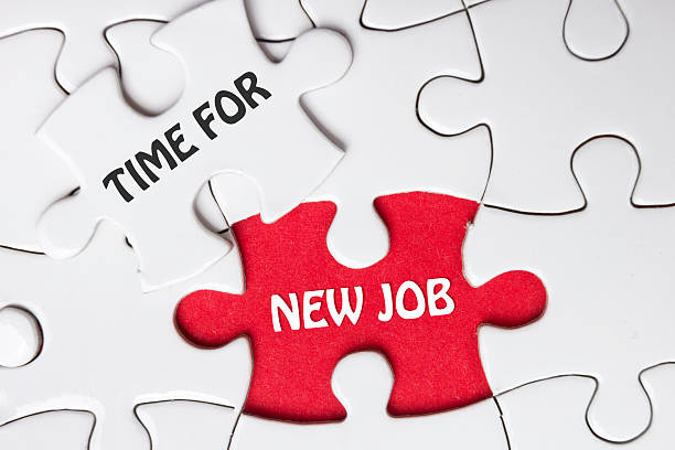 istock White jigsaw puzzle with a written text Time For New 586198630