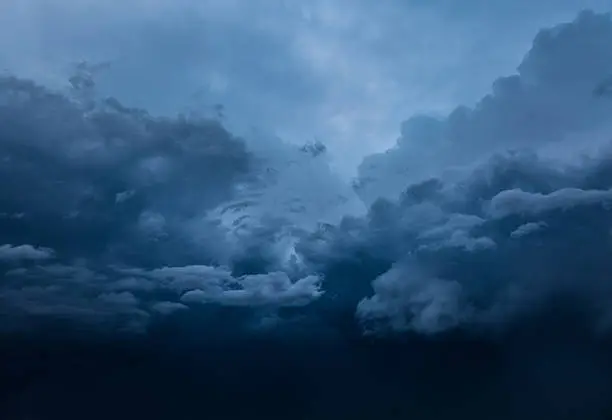 Dramatic clouds sky