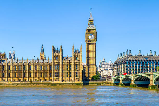 Big Ben and House of Parliament in London Big Ben and House of Parliament in London on a cloudless day elizabeth i of england photos stock pictures, royalty-free photos & images