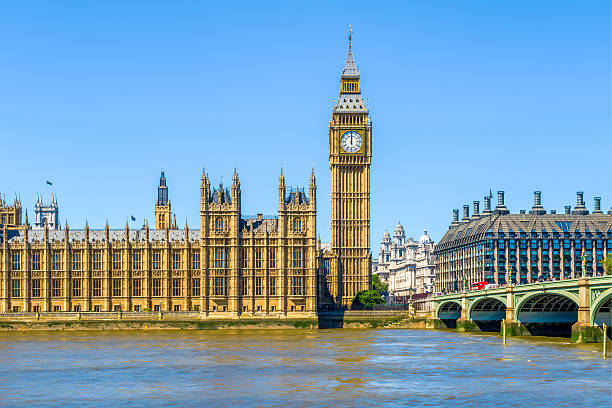 биг-бен и палата парламента в лондоне - london england uk travel big ben стоковые фото и изображения