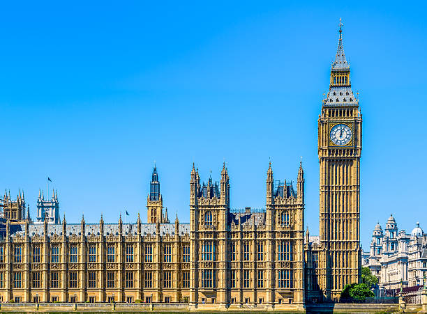 Big Ben and House of Parliament in London Big Ben and House of Parliament in London on a cloudless day elizabeth i of england photos stock pictures, royalty-free photos & images
