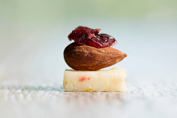 Cheese Almond Cranberry Stack