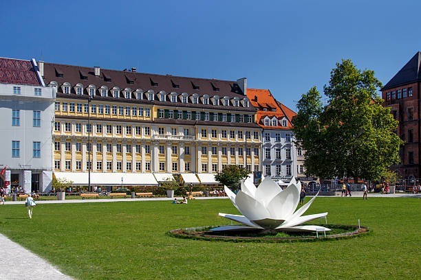 Marienhof in Munich, Germany, 2015 stock photo