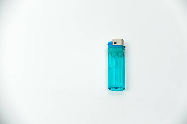 istock green lighters isolated on the white background 586350098