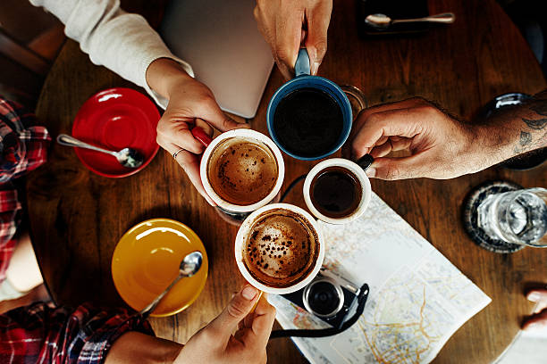 istock Camping Coffee Break Togetherness Friendship Concept 586352052