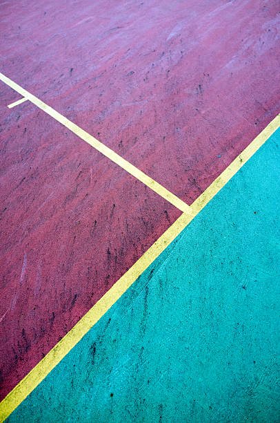 istock Basketball court lines 586352072