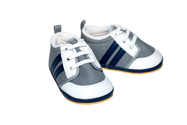 istock shoes baby isolated on white background. 586359146