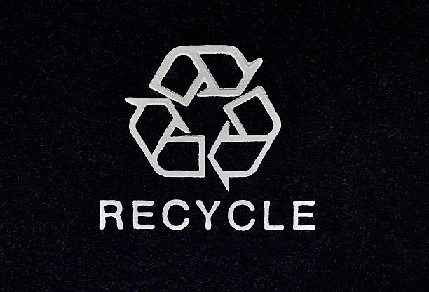 istock Close up of Recycle Symbol 586359380
