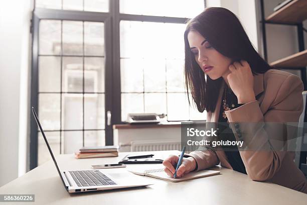 Women Writing In Diary Writer Concept Stock Photo - Download Image Now - Article, Handwriting, Writing - Activity