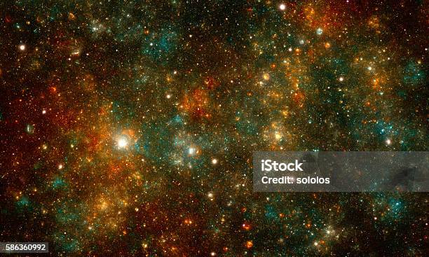 Orange Nebula Stock Photo - Download Image Now - Abstract, Astrology, Astronomy