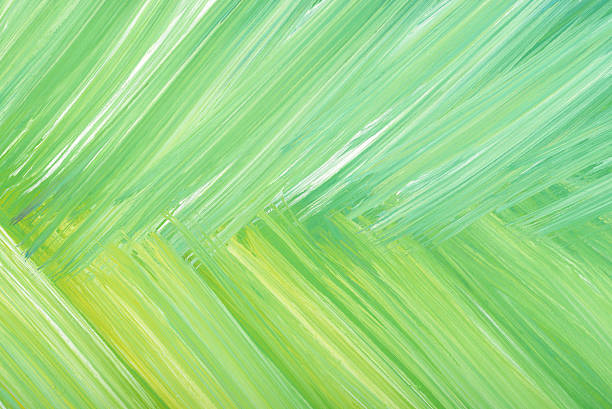 Green abstract hand-painted gouache brush stroke daub background texture. Art. Expression of its own thoughts. Outpouring. Backgrounds.