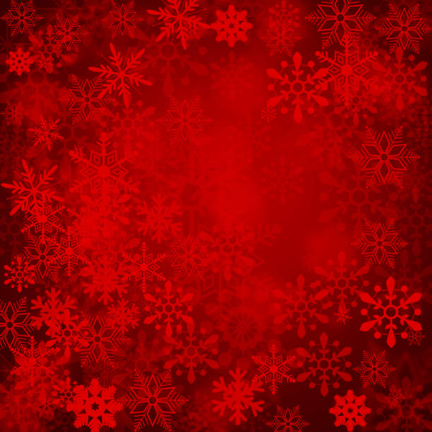 istock Grunge red snowy background 586363110