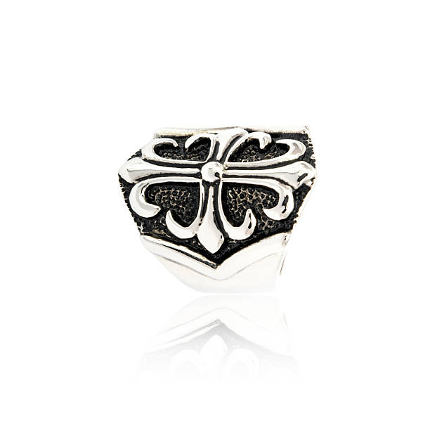 istock Fashion Male ring isolation white 586363312