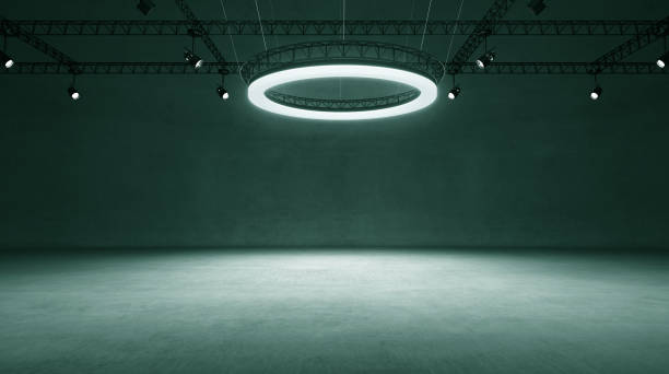 istock Underground black and white show room 586363664