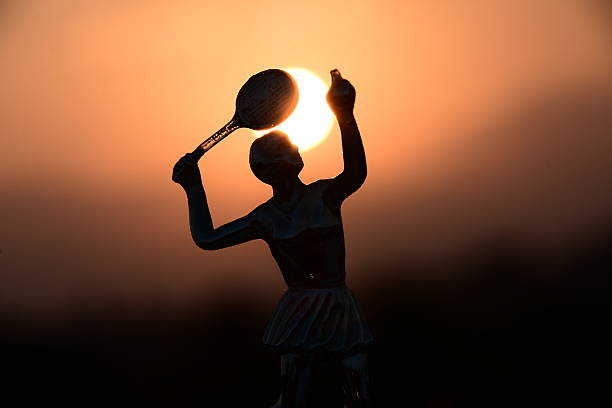 Tennis Player Silhouette