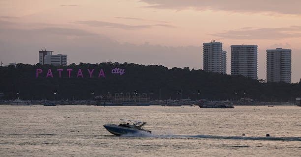 Pattaya, Thailand - September 26 2013: Pattaya is the biggest sea resort in southeast Asia, attracting millions of tourists every years.