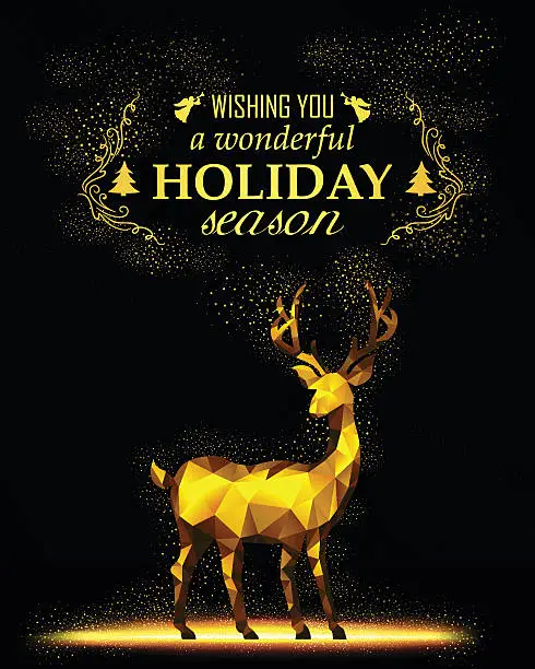 Vector illustration of Happy Holiday