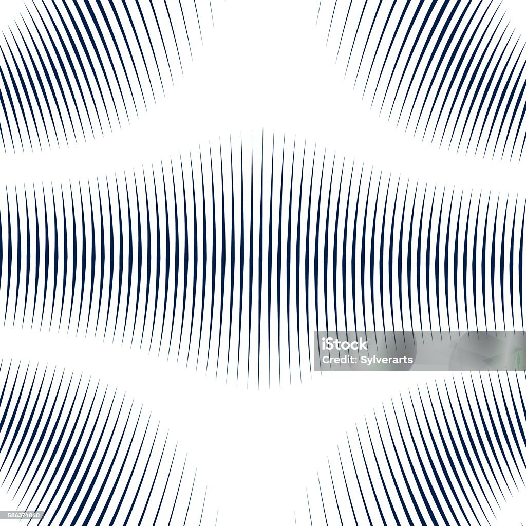 Moire Style Vector Optical Pattern Motion Effect Tile Decorative Stock ...