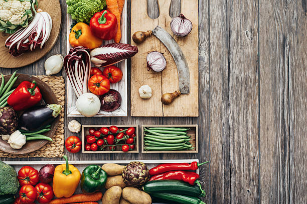 istock Freshly harvested vegetables in the kitchen 586377332