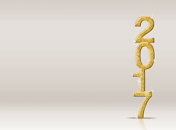 istock 2017 new year gold glitter number in studio room 586377802