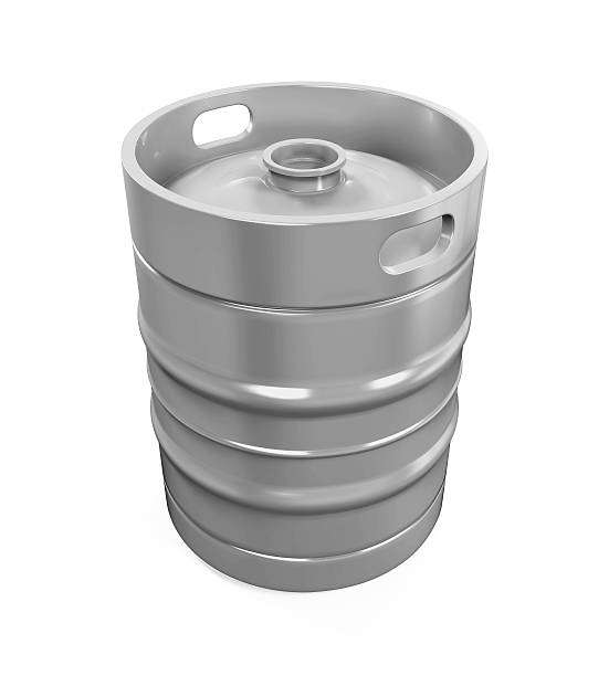 istock Metal Beer Keg 586379086