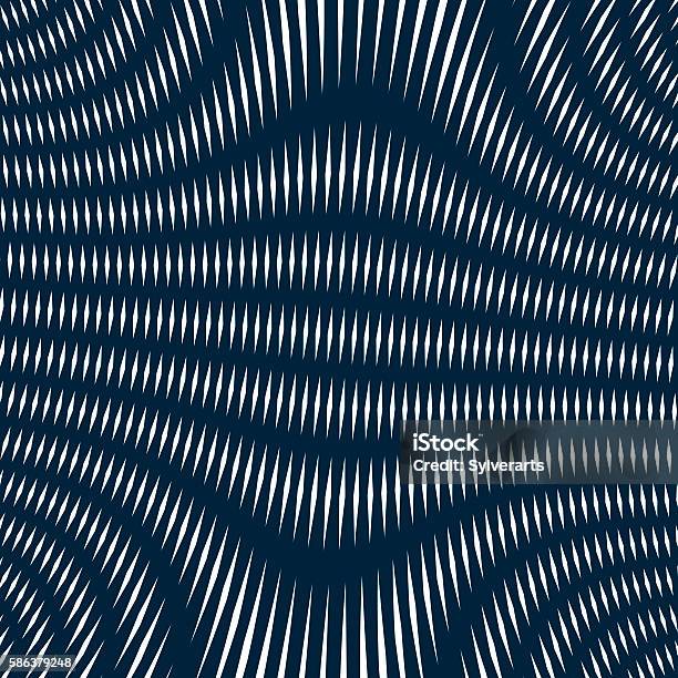 Moire Style Gradient Optical Pattern Motion Effect Tile Decor Stock ...