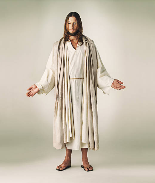 Committed to his calling Studio shot of Jesus Christ extending his arms christ the redeemer stock pictures, royalty-free photos & images