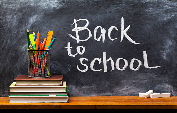 istock Back to school. Education background concept . 586383460