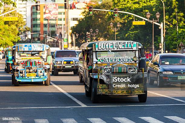 Jeepneys In Ermita Stock Photo - Download Image Now - Manila - Philippines, Metro Manila, Greater Manila Area