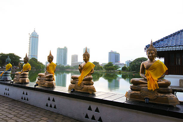 istock Seema Malaka temple on Beira Lake. Colombo, Sri Lanka 586385532