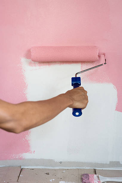 istock Old paint brush painting 586392186