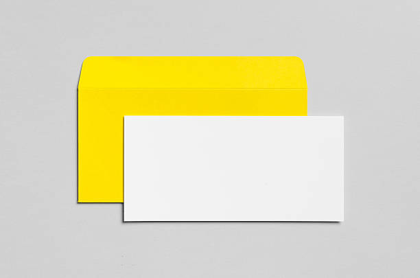 istock Branding / Stationery Mock-Up - Yellow & White 586692684