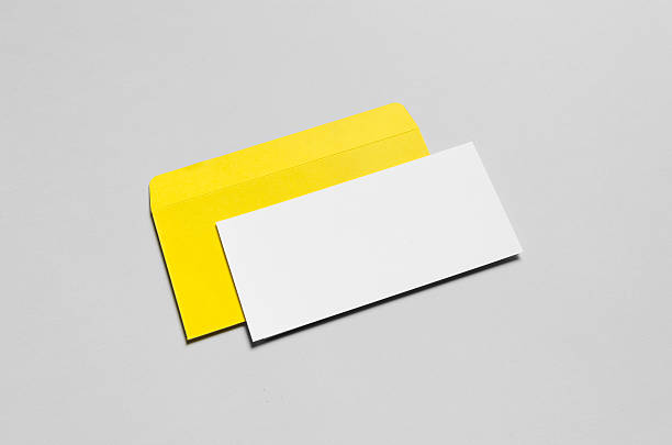 istock Branding / Stationery Mock-Up - Yellow & White 586692768